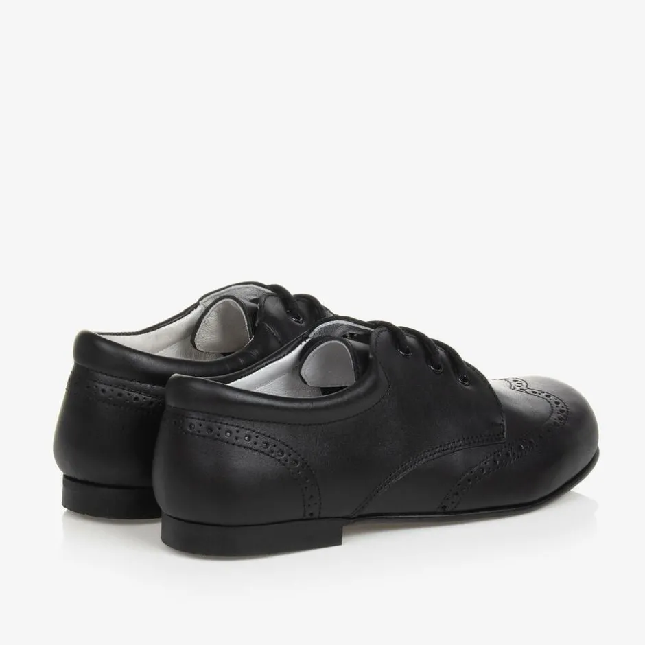 Childrens Classics Boys Black Leather Brogues Online