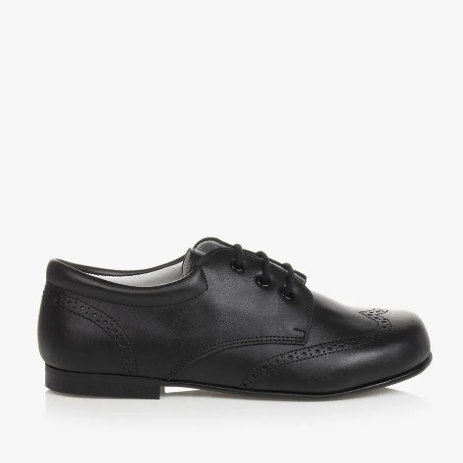 Childrens Classics Boys Black Leather Brogues Online