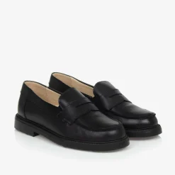 Childrens Classics Boys Black Leather Shoes Online