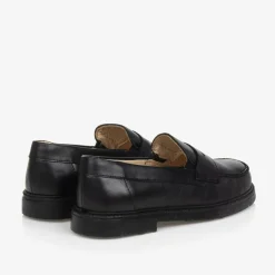 Childrens Classics Boys Black Leather Shoes Online