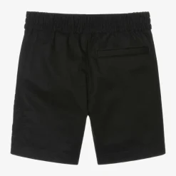 Burberry Boys Black Logo Shorts