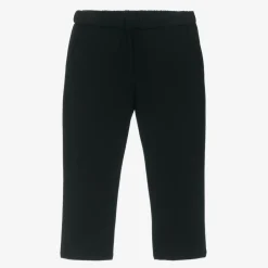 Versace Boys Black Milano Jersey Trousers Outlet