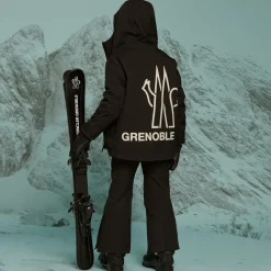 Moncler Enfant Boys Black Moriond Ski Jacket Online