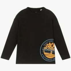 Timberland Boys Black Organic Cotton Top Online