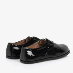 Age of Innocence Boys Black Patent Leather Shoes New