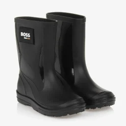 BOSS Boys Black Rain Boots Sale