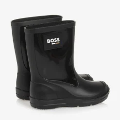 BOSS Boys Black Rain Boots Sale