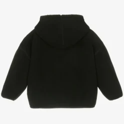 Calvin Klein Boys Black Reversible Fleece Zip-Up Hoodie New