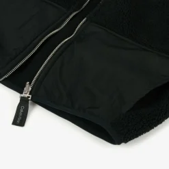 Calvin Klein Boys Black Reversible Fleece Zip-Up Hoodie New