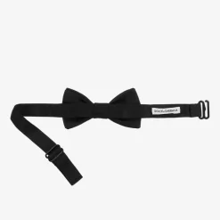 Dolce amp; Gabbana Boys Black Silk Bow Tie Online