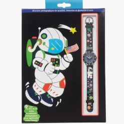 Baby Watch, Paris Boys Black Space Watch Outlet