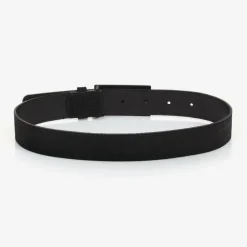 BOSS Boys Black Suede Leather Belt Clearance