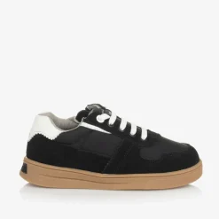 Mayoral Boys Black Suede Leather Trainers Clearance