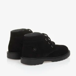 Naturino Boys Black Suede Leather Ankle Boot Online