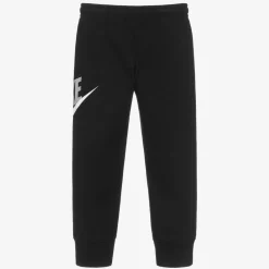 Nike Boys Black Swoosh Logo Joggers Outlet