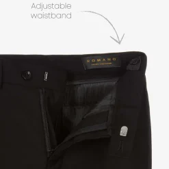 Romano Boys Black Tailcoat Tuxedo Suit Best