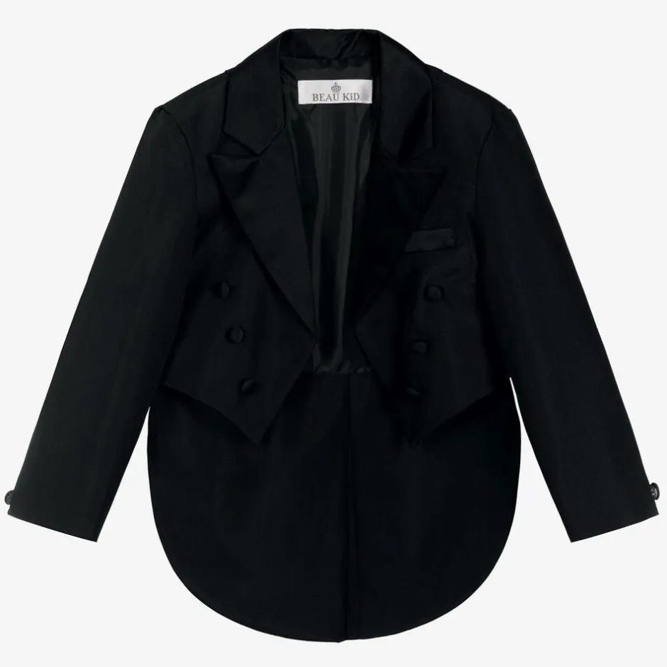 Beau KiD Boys Black Tuxedo Suit Clearance