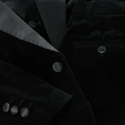 Romano Boys Black Velvet Suit Clearance