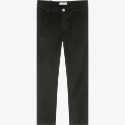 Foque Boys Black Velvet Trousers