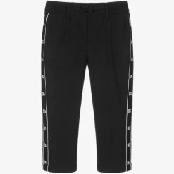 Dolce amp; Gabbana Boys Black Wool DG Trousers Sale