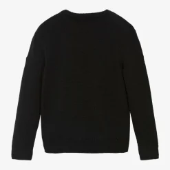 Dolce amp; Gabbana Boys Black Wool Knit Sweater Best