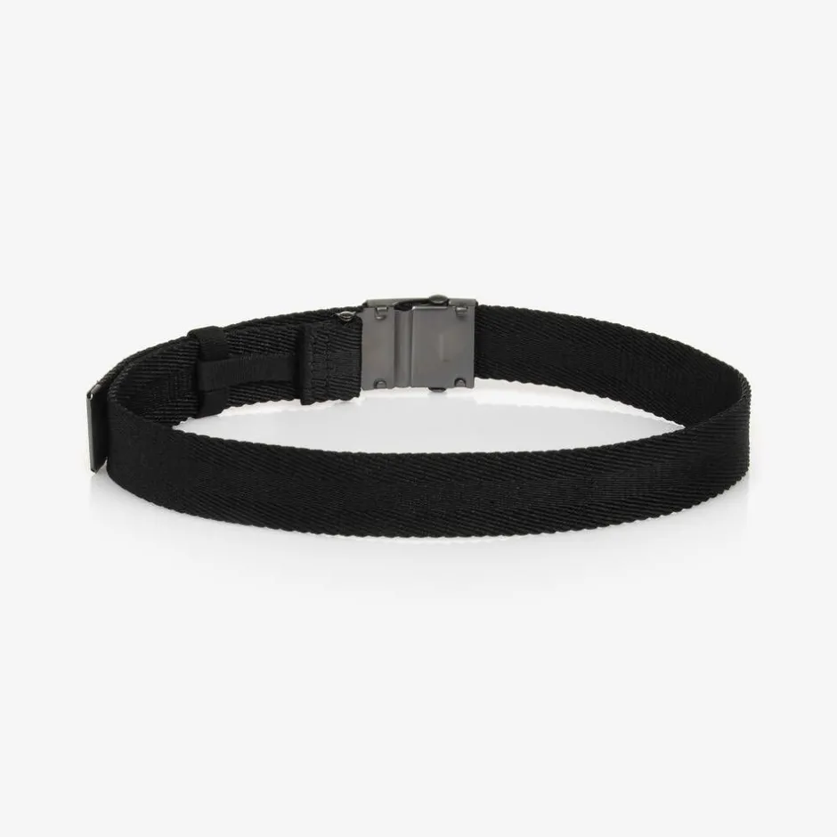 BOSS Boys Black Woven Belt Online