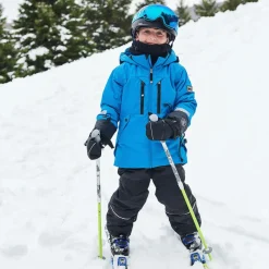 Deux par Deux Boys Blue & Black Snowsuit & Snood Set Best
