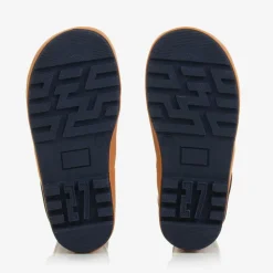 Chipmunks Boys Blue & Orange Fox Rain Boots Clearance