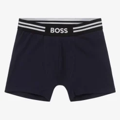 BOSS Boys Blue & Red Boxer Shorts (2 Pack) Online