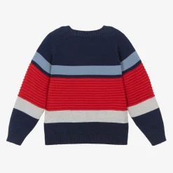Dr. Kid Boys Blue & Red Stripe Jumper Online