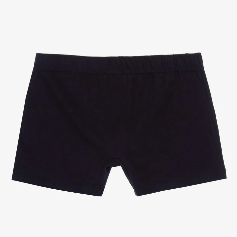 Story Loris Boys Blue & White Boxer Shorts (2 Pack) Hot