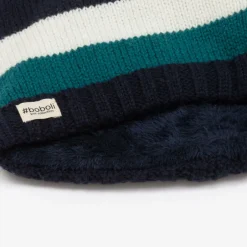 Boboli Boys Blue & White Striped Knitted Snood Clearance