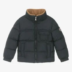 Moncler Enfant Boys Blue Cayden Jacket Clearance