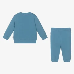 Stella McCartney Kids Boys Blue Cosmic Print Organic Cotton Tracksuit Online