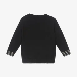 Mayoral Boys Blue Cotton & Wool Knit Sweater Sale