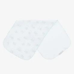 Kissy Kissy Boys Blue Cotton Beary Besties Burp Cloth (49cm) Hot