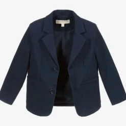 Childrensalon Occasions Boys Blue Cotton Blazer Discount
