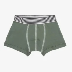 Petit Bateau Boys Blue Cotton Boxer Shorts (5 Pack) Outlet