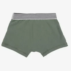 Petit Bateau Boys Blue Cotton Boxer Shorts (5 Pack) Outlet
