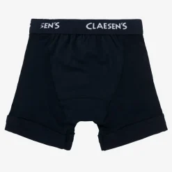 Claesens Boys Blue Cotton Boxer Shorts (2 Pack) Clearance