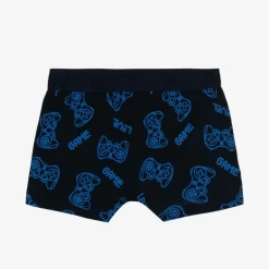 NAME IT Boys Blue Cotton Boxers (3 Pack) Hot