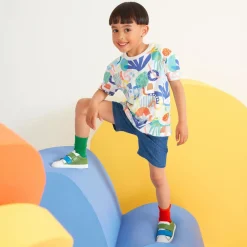 Joyday Boys Blue Cotton Chambray Shorts Discount