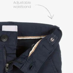 BOSS Boys Blue Cotton Chino Trousers Hot