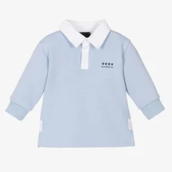 Givenchy Boys Blue Cotton 4G Rugby Shirt Discount