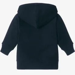 Gucci Boys Blue Cotton Interlocking G Hoodie Best