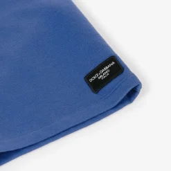 Dolce amp; Gabbana Boys Blue Cotton Jersey Shorts Best