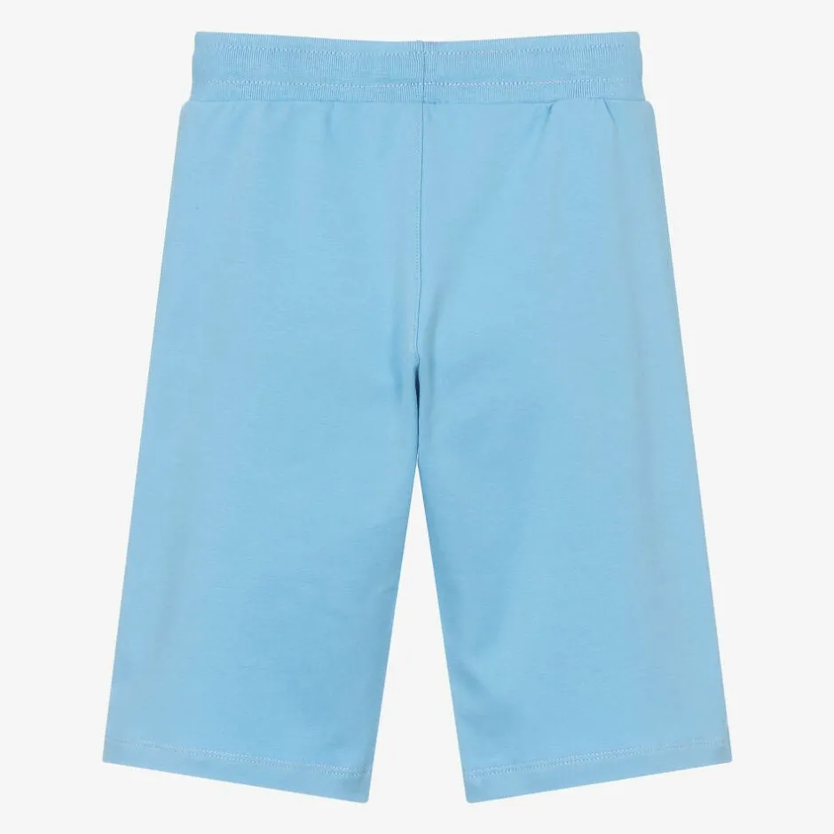 AIGNER Boys Blue Cotton Jersey Shorts Online