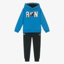 Mayoral Boys Blue Cotton Jersey Tracksuit Discount
