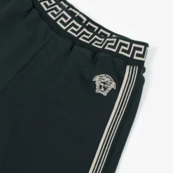Versace Boys Blue Cotton Joggers Hot
