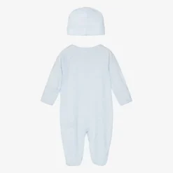 Kissy Kissy Boys Blue Cotton Jungle Oasis Babygrow Set Best